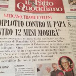 Hace un año denunciaban complot para asesinar al Papa Benedicto XVI